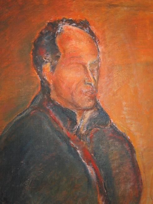 Malerei mit dem Titel "portreti" von Piktor, Original-Kunstwerk