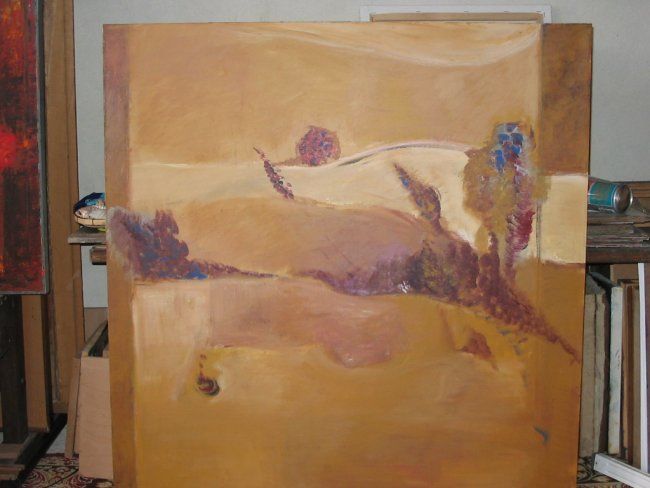 Painting titled "landscape" by Piktor, Original Artwork
