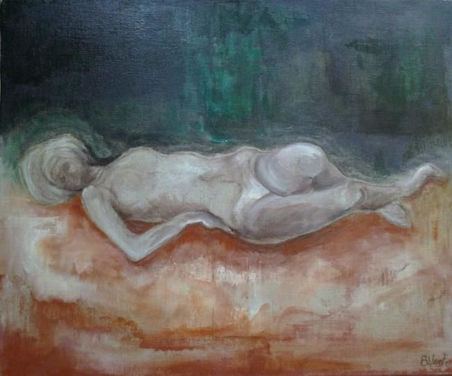 Peinture intitulée "Vertigine (Vertige)" par Brigitte Venti, Œuvre d'art originale, Autre