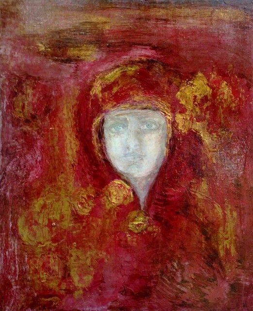 Peinture intitulée "Jeanne" par Brigitte Venti, Œuvre d'art originale