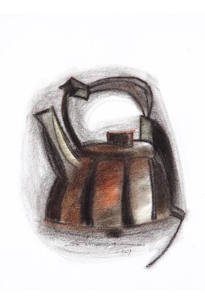 Drawing titled "teapot-1" by Visweswara  Rao Brahmanapally, Original Artwork