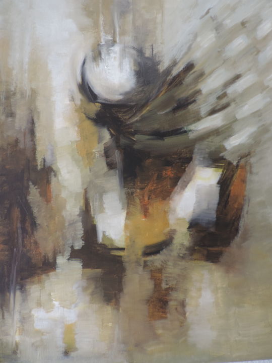 Painting titled "Attachment- 03" by Bartholameuse Wimalaratne, Original Art, Oil