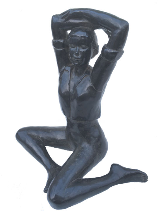 Sculpture titled "Comete" by C. Quentelo, Original Artwork, Bronze