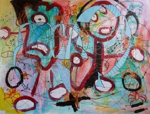 Painting titled "resizer-15503086387…" by Cabir, Original Artwork