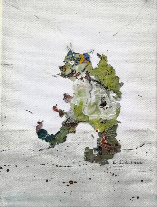 Collages intitulée "Schlapper-ART "Krea…" par Cäcilia Schlapper, Œuvre d'art originale, Acrylique Monté sur Châssis en bois