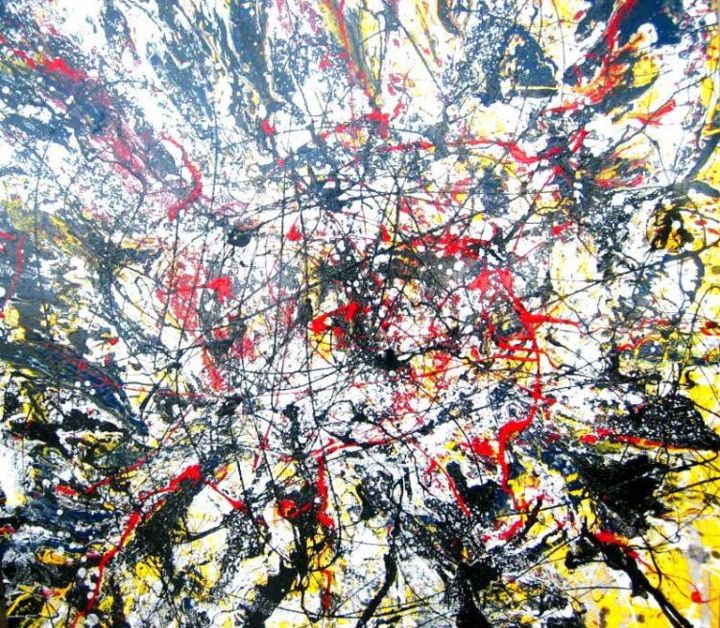 Painting titled "number 47" by Steven Caito, Original Art,