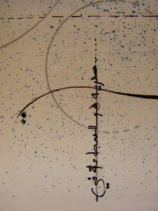 Peinture intitulée "Recadrage 2 : La so…" par Caligrafy, Œuvre d'art originale,