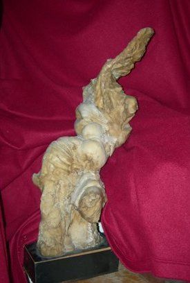 Sculpture titled "DRAPED TORSO - Abst…" by Calvin Albert, Original Art, Mixed Media