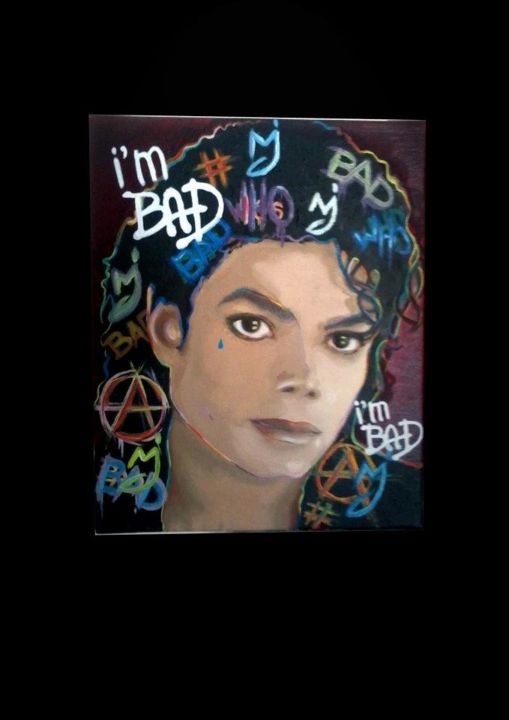 Painting titled "Bad tag" by Jon Camaron, Original Artwork