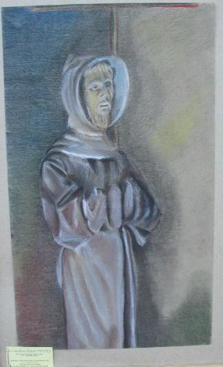 Painting titled "Capuche" by Cameleon, Original Artwork