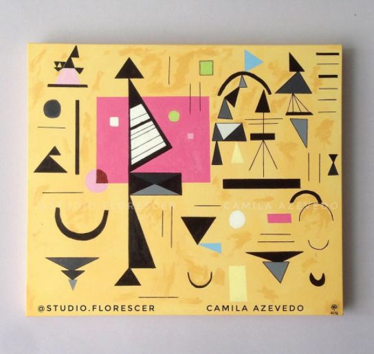 Releitura Rosa Decisivo de Wassily Kandinsky Pittura da Camila Azevedo |  Artmajeur