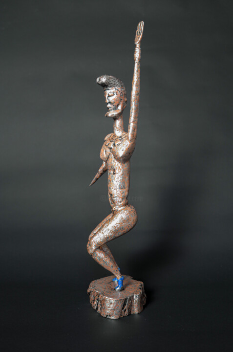 Sculpture intitulée "Dogon Graceland" par Camille Sohier, Œuvre d'art originale, Modélisation 3D