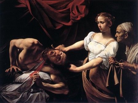 Schilderij getiteld "Judith décapitant H…" door Philippe Camoisson, Origineel Kunstwerk