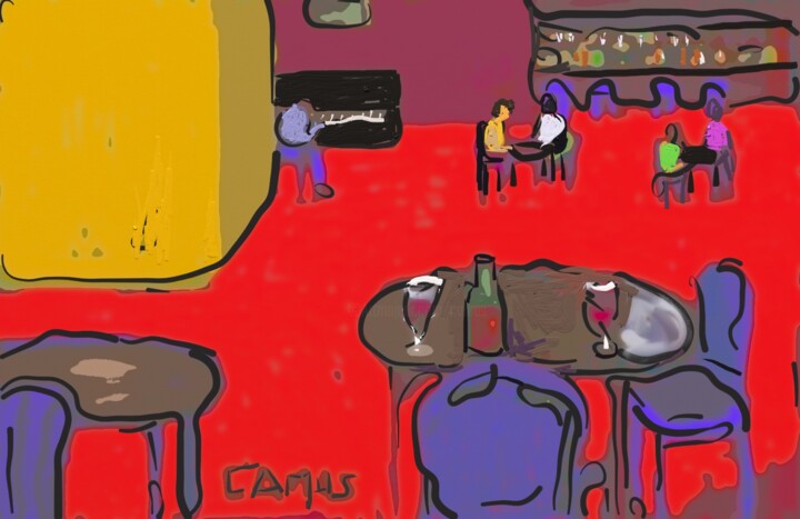 Arte digitale intitolato "bar-art-1.jpg" da Camusartist, Opera d'arte originale, Pittura digitale