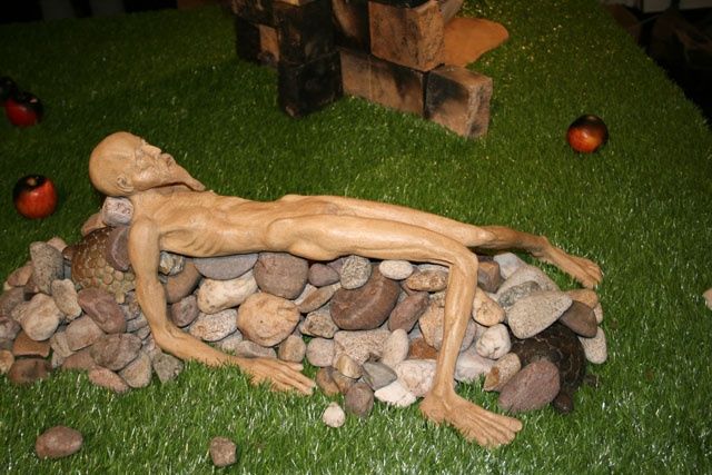 Sculpture intitulée "la paresse" par Fabien Camuset, Œuvre d'art originale, Céramique