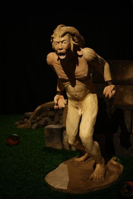 Sculpture intitulée "la colère" par Fabien Camuset, Œuvre d'art originale, Céramique