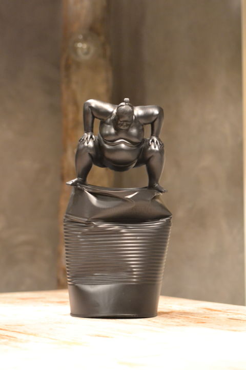 Sculpture titled "Sumo.jpg" by L'Atelier De Cana, Original Artwork, Metals