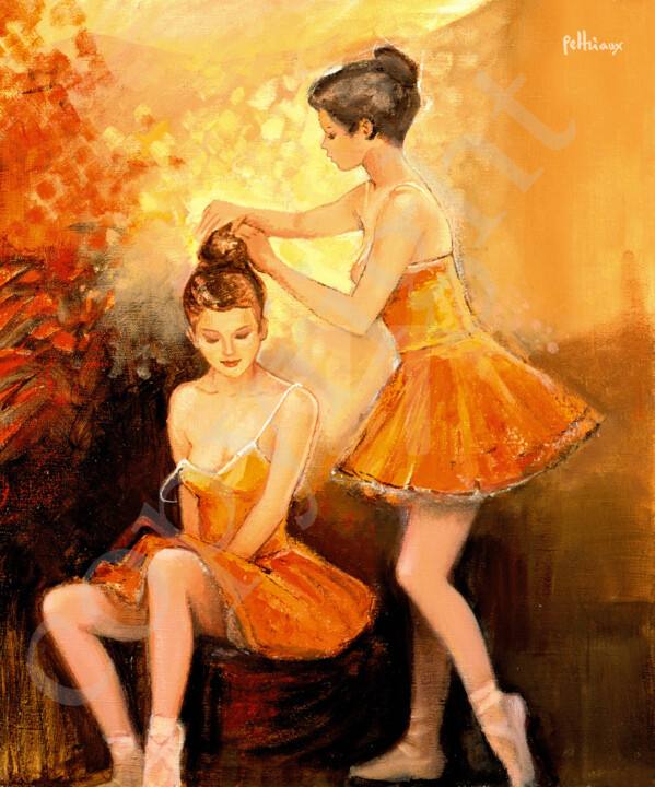 Digitale Künste mit dem Titel "ballerines" von Bernard Peltriaux, Original-Kunstwerk, 2D Digital Work