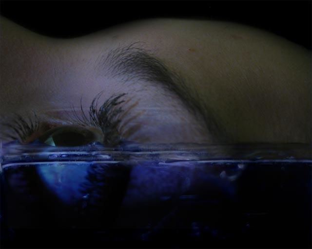 Digital Arts titled "Drowning eye" by Carlos G. Rodas, Original Artwork