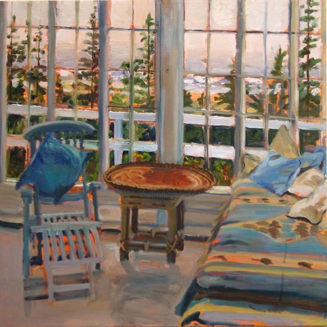 Painting titled "Porch I" by Candy Barr, Original Artwork