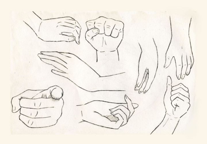 Etude Sur Les Mains Dessin Par Cannelle Robert Artmajeur