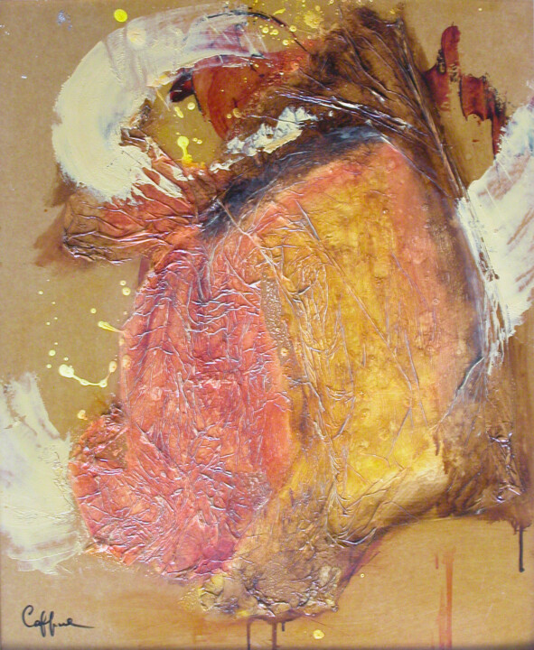 Pittura intitolato "L’Insecte Est Un An…" da Cappone, Opera d'arte originale, Acrilico
