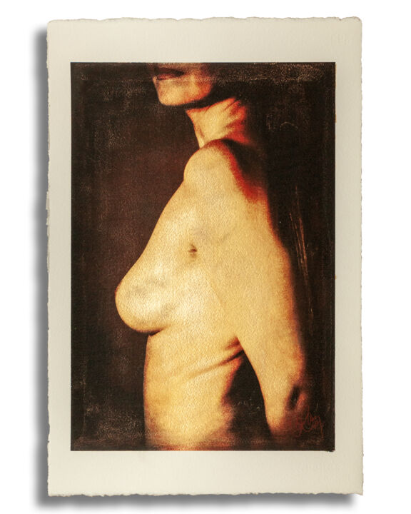 Obrazy i ryciny zatytułowany „Lipstick” autorstwa Carcam, Oryginalna praca, Atrament