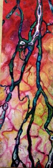 Painting titled "Circulation" by Cari Smith, Original Artwork, Oil