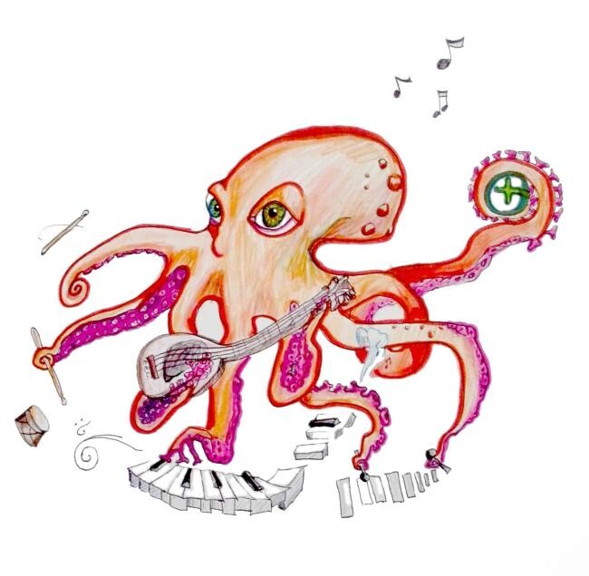 Photography titled "Areopagitica Octopus" by Cari Smith, Original Artwork