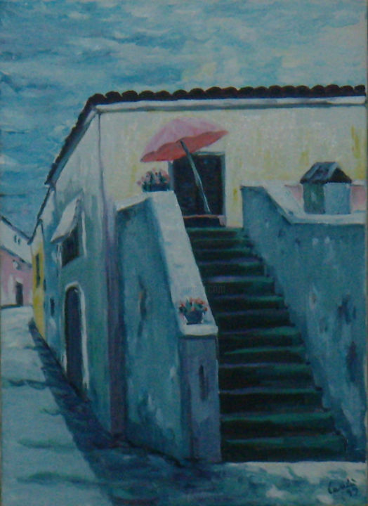 Pintura titulada "TREGLIO ANGOLO" por Carilu', Obra de arte original, Oleo