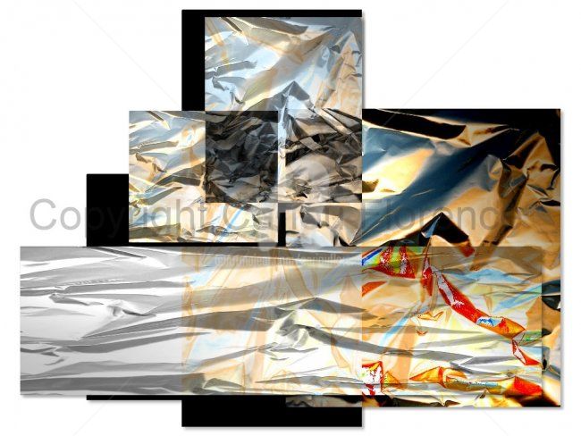 Digitale Kunst mit dem Titel "Aluminium" von Florence Cariou, Original-Kunstwerk