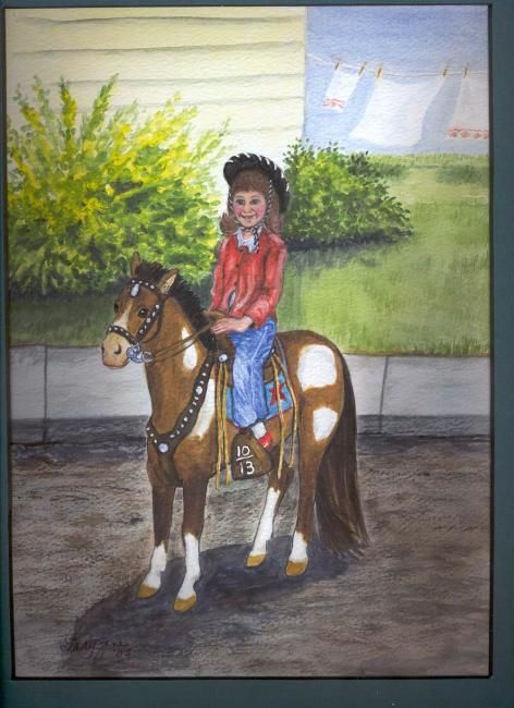 Painting titled "The Photographer's…" by Carla J Connelly, Original Artwork, Oil