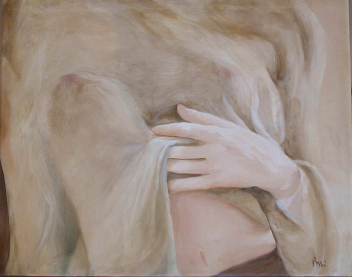 Pittura intitolato "svelato.jpg" da Carla Poggi, Opera d'arte originale, Olio