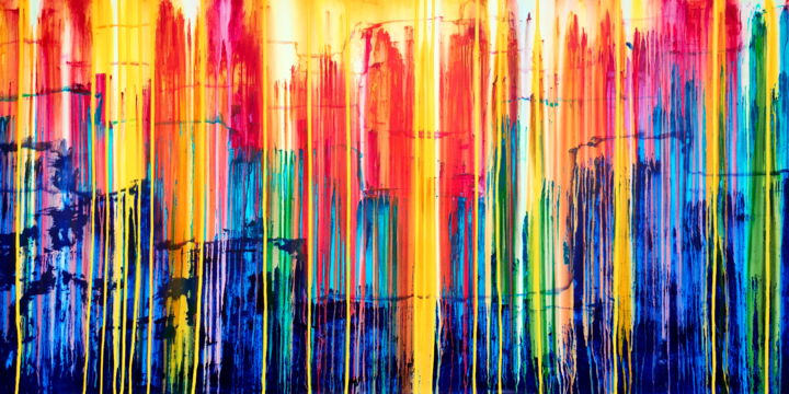 Painting titled "The Emotional Creat…" by Carla Sá Fernandes, Original Art, Acrylic Mounted on Stretcher frame