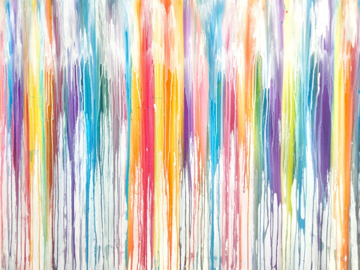Peinture intitulée "A Cush on Color (#2…" par Carla Sá Fernandes, Œuvre d'art originale, Acrylique Monté sur Châssis en bois
