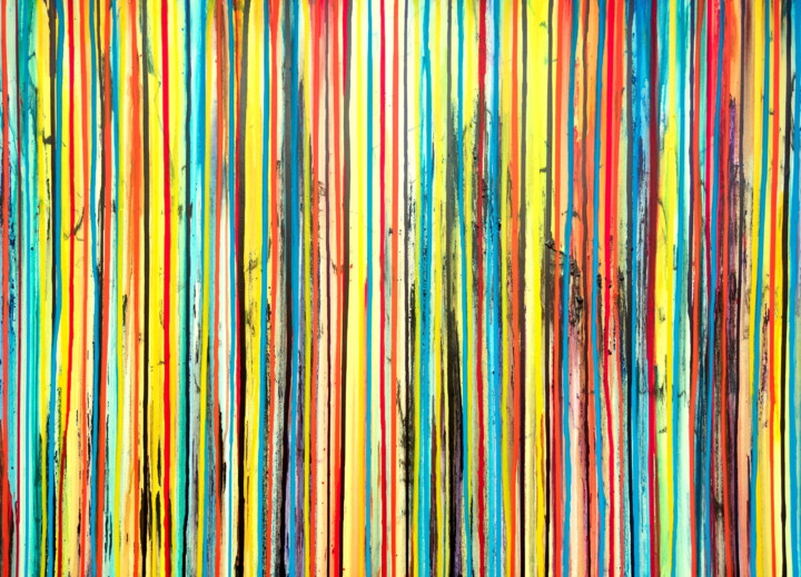绘画 标题为“The Emotional Creat…” 由Carla Sá Fernandes, 原创艺术品, 丙烯 安装在木质担架架上