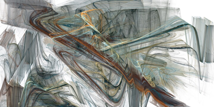 数字艺术 标题为“The Waves within Th…” 由Carla Sá Fernandes, 原创艺术品, 数字油画