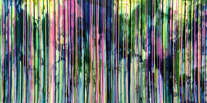 Painting titled "The Emotional Creat…" by Carla Sá Fernandes, Original Artwork, Acrylic Mounted on Wood Stretcher frame