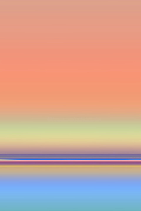 Digitale Kunst getiteld "Beyong the Horizon…" door Carla Sá Fernandes, Origineel Kunstwerk, Gemanipuleerde fotografie