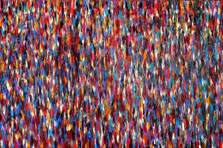 Painting titled "All In #39" by Carla Sá Fernandes, Original Artwork, Oil