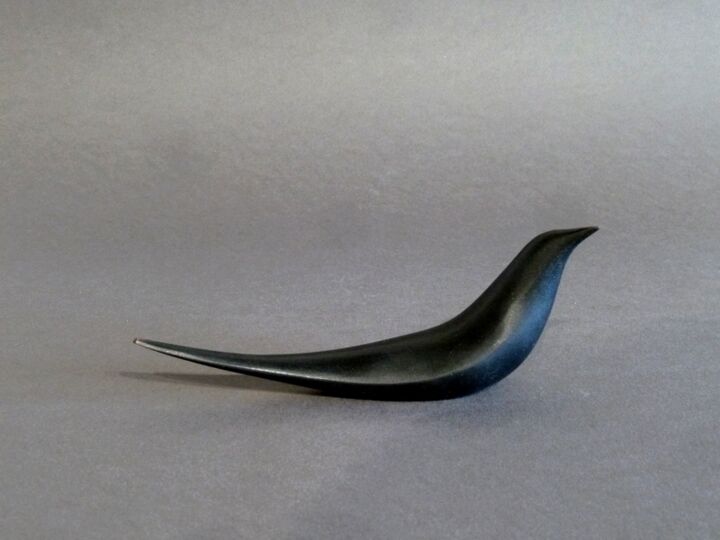 Escultura intitulada "Oiseau longue queue…" por Jean-Claude Carlet, Obras de arte originais, Bronze