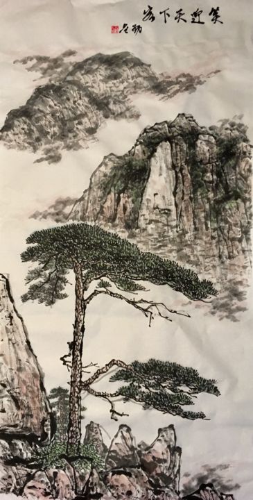 Drawing titled "f180ff74-a56e-4cbf-…" by Jinbing Huang, Original Art, Ink