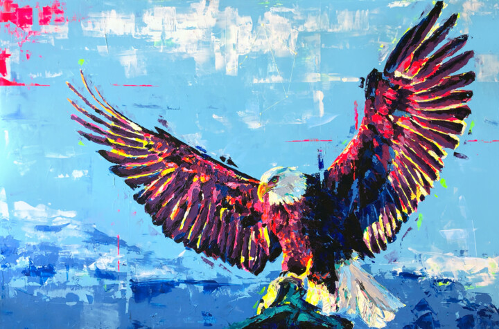 Arte digitale intitolato "Seeadler" da Carlo Bzdok, Opera d'arte originale, Pittura digitale