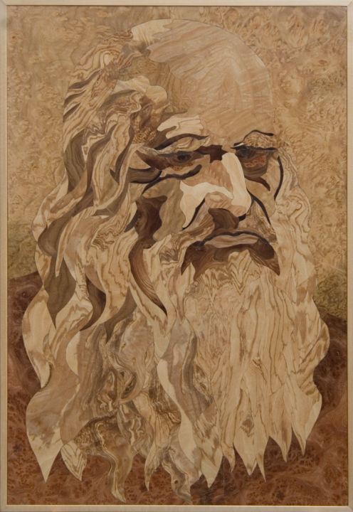 Artisanat intitulée "Leonardo da Vinci" par Carlo Ciccone, Œuvre d'art originale