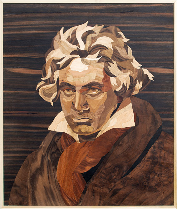 Artesanía titulada "Ludwig van Beethoven" por Carlo Ciccone, Obra de arte original