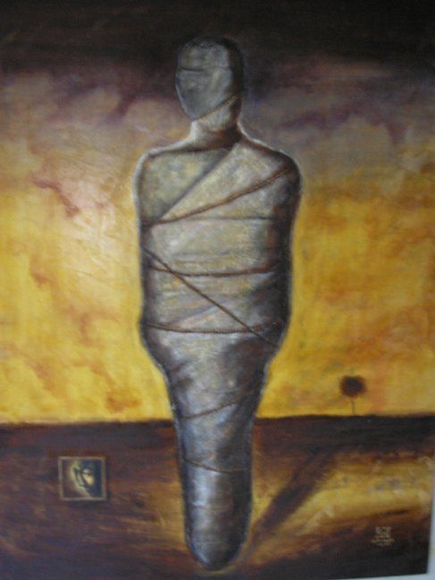 Pintura intitulada "The Final Cut" por Carlo Juntado, Obras de arte originais