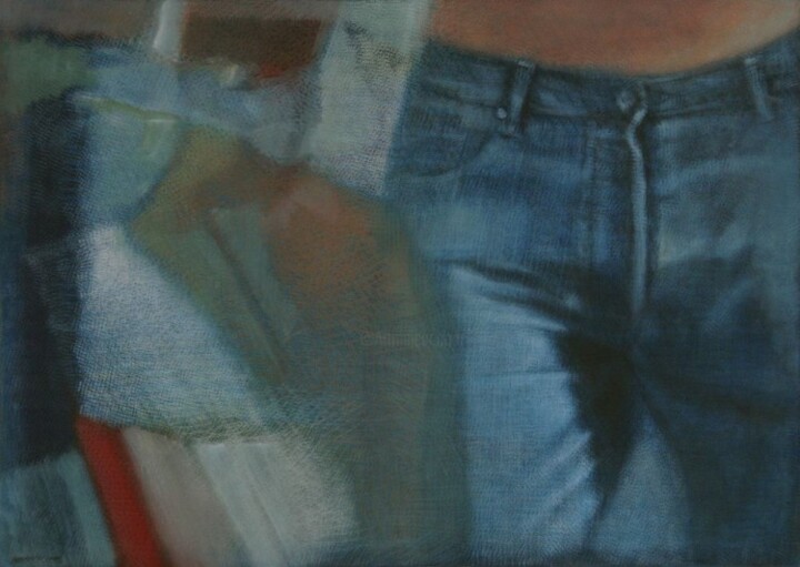 Painting titled "Passage, étude 2" by Carlos Alberto Castillo, Original Artwork