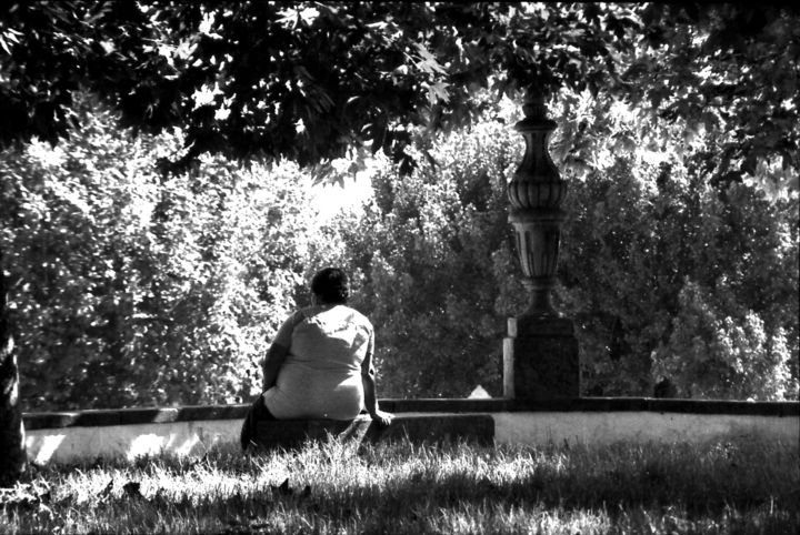 Photographie intitulée "Relaxing" par Carlos Machado, Œuvre d'art originale, Photographie argentique