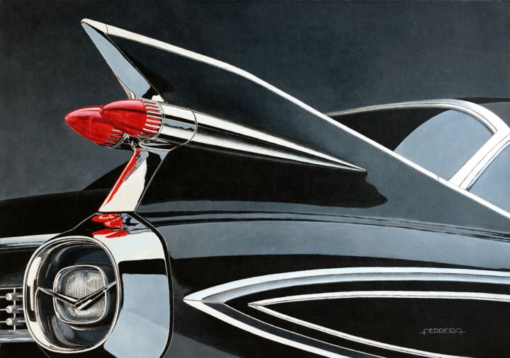 「'59's Fleetwood」というタイトルの絵画 Carlos María Ferreira Sotoによって, オリジナルのアートワーク, アクリル