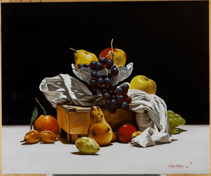 Arts numériques intitulée "Fruits" par Carlos Reales, Œuvre d'art originale, Peinture numérique